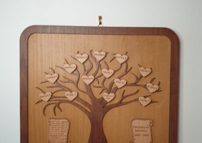Χειροποίητο ξύλινο κάδρο student tree