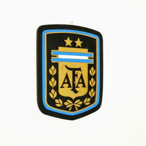 Xειροποίητο ξύλινο λογότυπο διακοσμητικό Argentina FC