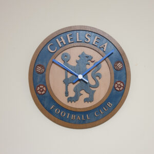 Χειροποίητο ξύλινο ρολόι τοίχου Chelsea FC