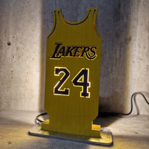 ξύλινο φωτιστικό γραφείου Lakers NBA