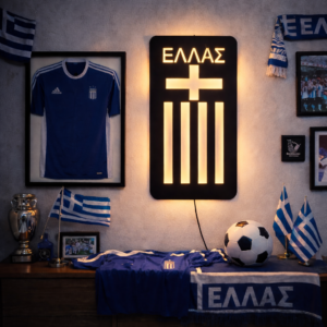 Φωτιστικό τοίχου "ΕΘΝΙΚΗ ΕΛΛΑΔΟΣ"